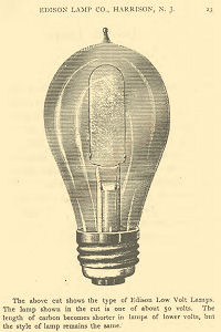 Experiments with Edison Incandescent lamps & How to Make a Cheap Battery