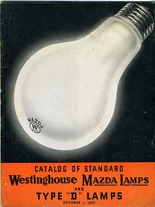 Catalog of Standard Westinghouse Mazda Lamps and Type "D" Lamps