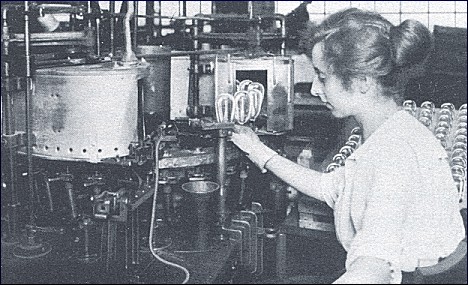 CLOSE-UP VIEW OF EXHAUSTING MACHINE